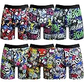 ZAKBIAO Men's Boxer Briefs Fast Dry Performance Sport Underwear No Ride-up Athletic Boxer Brief for Men,Multi-packs Available