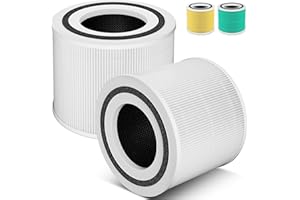 PAYUDAL 2 Pack True HEPA 14 240 Replacement Filter Compatible With Puroair 240 Air Purifier. Fit For Puroair HEPA 14 Air Purifier Filter Replacement. For Puro air 240 Filter Replacement. True HEPA Filter.