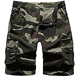 APTRO Men's Camo Cargo Shorts Relaxed Fit Work