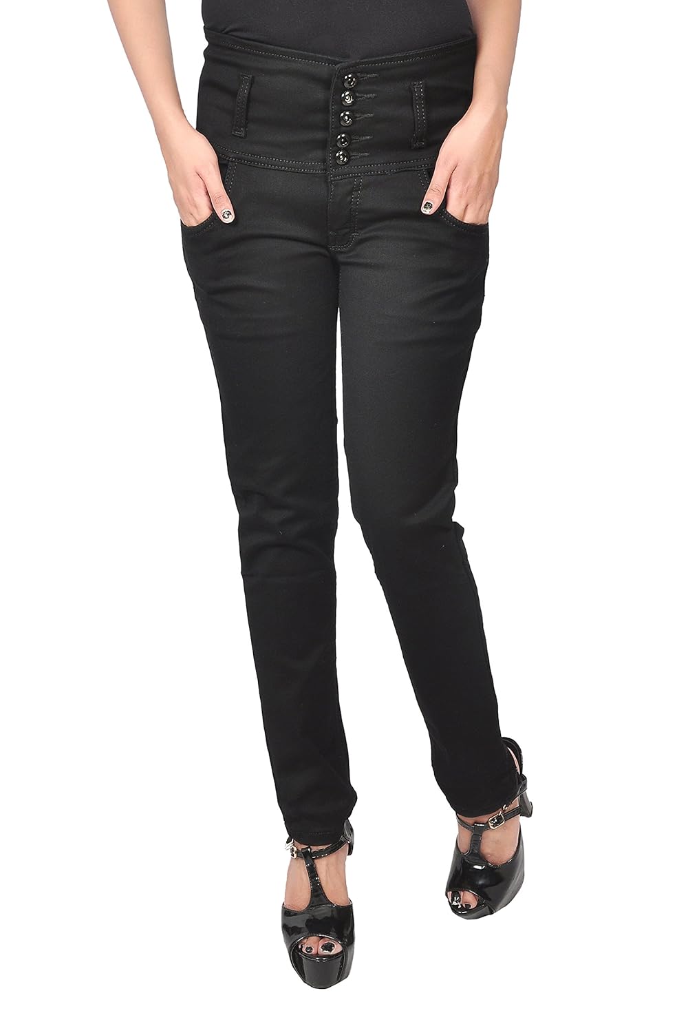 broadstar women's slim fit jeans
