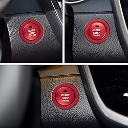 TOMALL Aluminum Engine Start Stop Push Button Cover