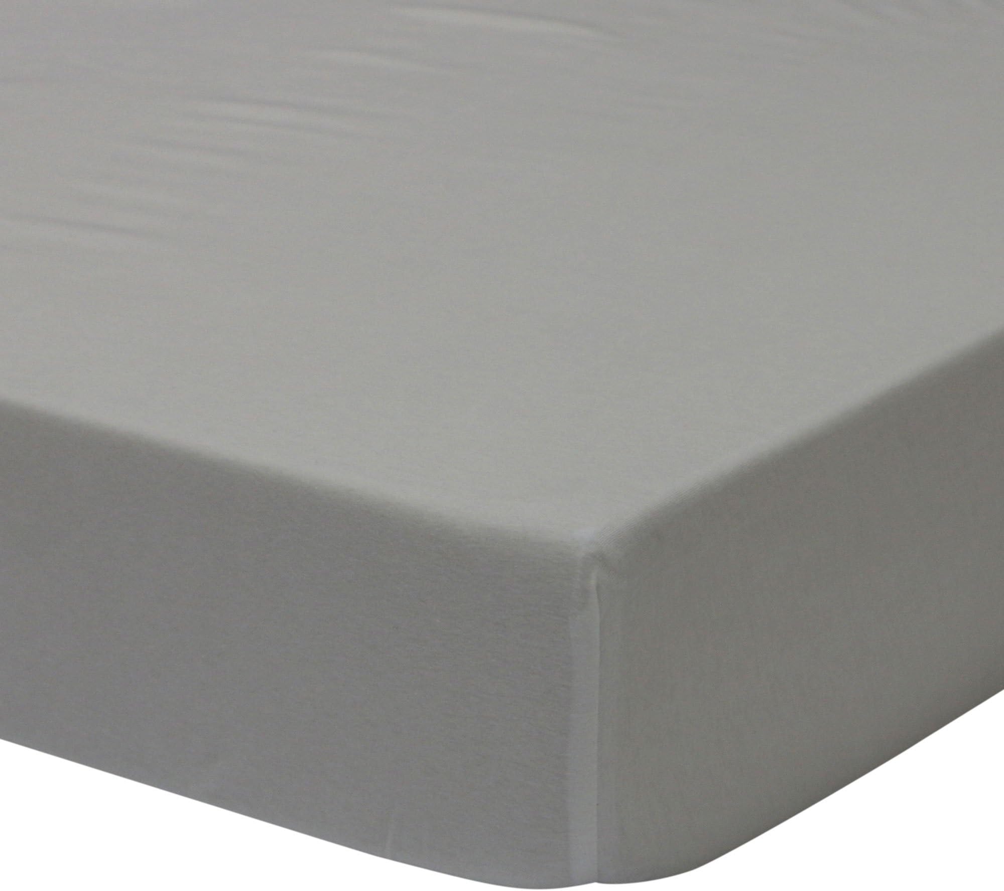 Sydney Cotton Jersey Sheet - Solid Grey