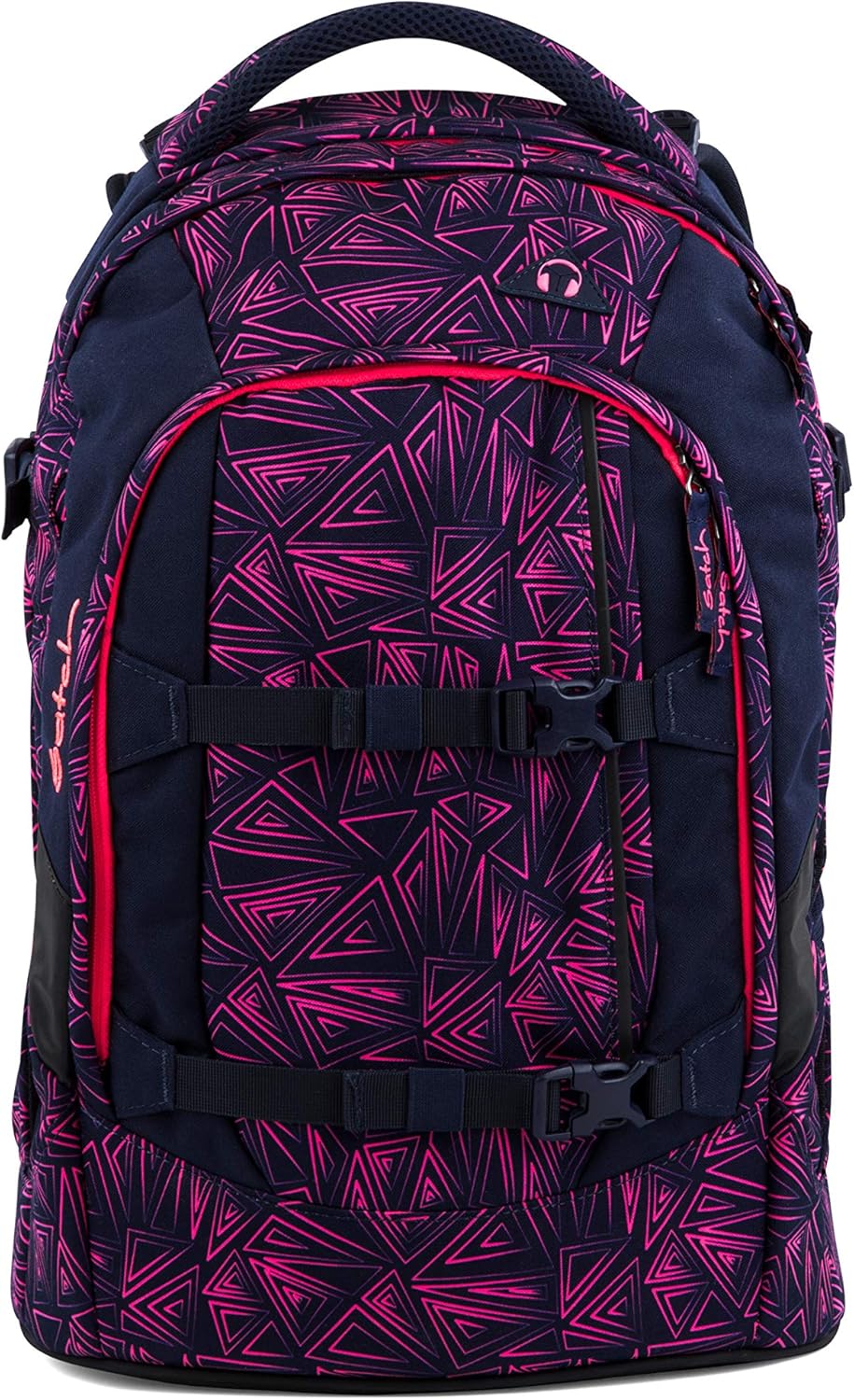 Satch pack Schulrucksack - ergonomisch, 30 Liter, Organisationstalent - Pink Bermuda - Pink