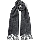 Fishers Finery Men's 100% Pure Cashmere Winter Scarf; 2-Ply Ultra Plush