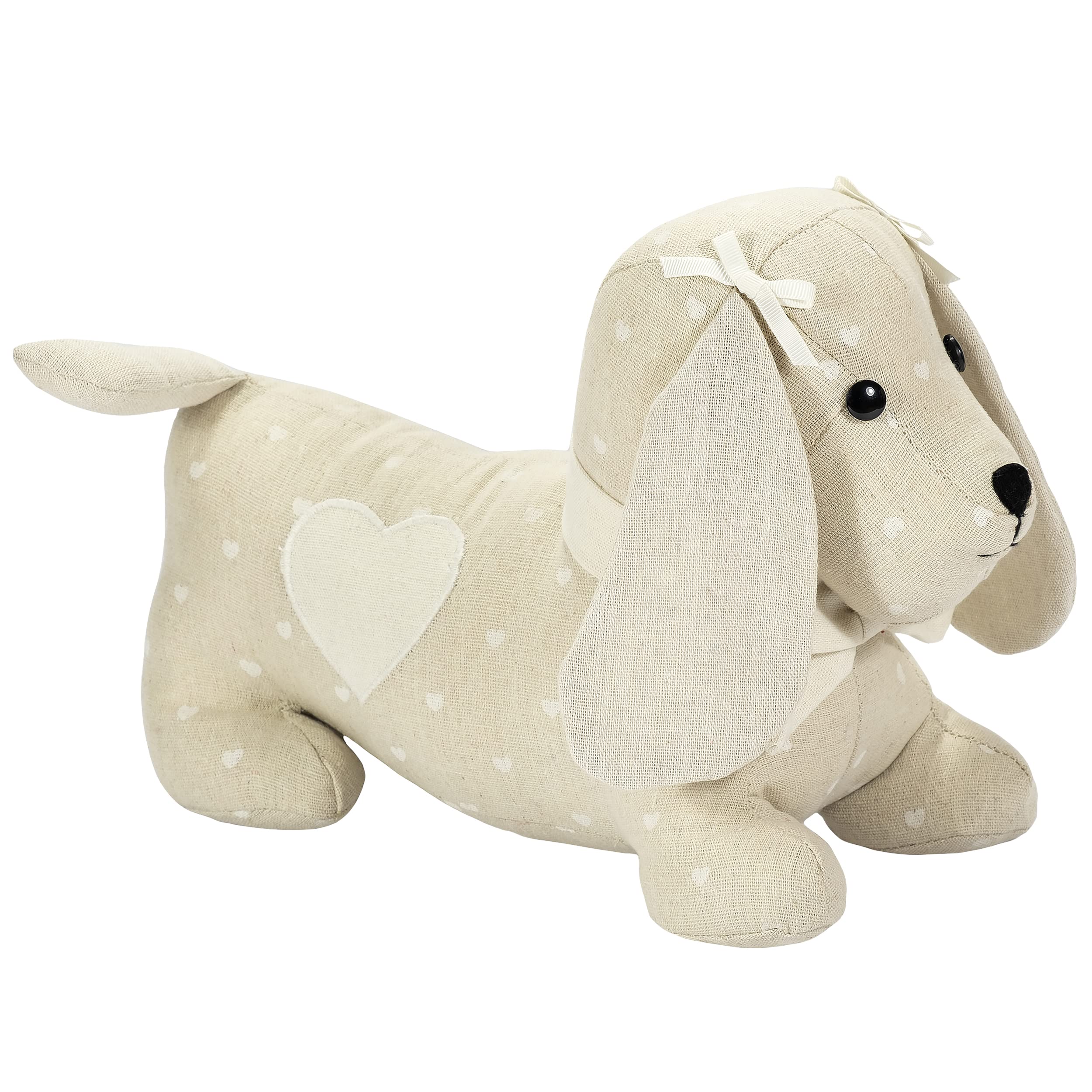SPOTTED DOG GIFT COMPANY Door Stop Animal Themed Dachshund Sausage Dog Weighted Fabric Novelty Door Weight, Cute Decorative Doorstop Home Decor Accessories, Gift for Dog Lovers Owners