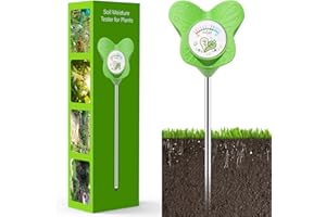 UNIWA Soil Moisture Meter, Plant Water Meter for House Plants and Indoor Potted Plants, Soil Moisture Monitor for Garden, Farm, and Lawn Plant Care,No Battery Needed