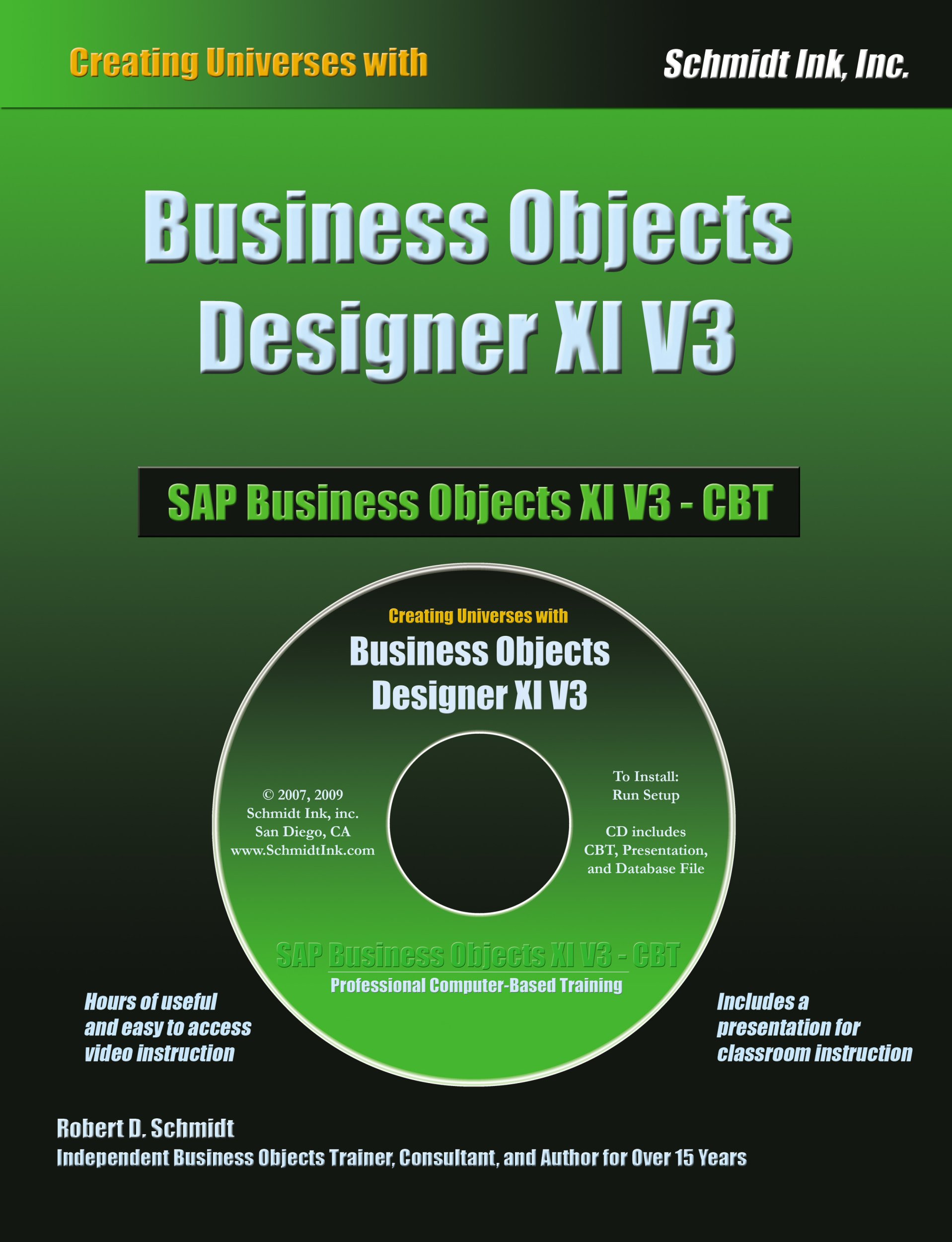 Business Objects Designer XI V3: Creating Universes with: Robert D.  Schmidt: 9780972263627: Amazon.com: Books