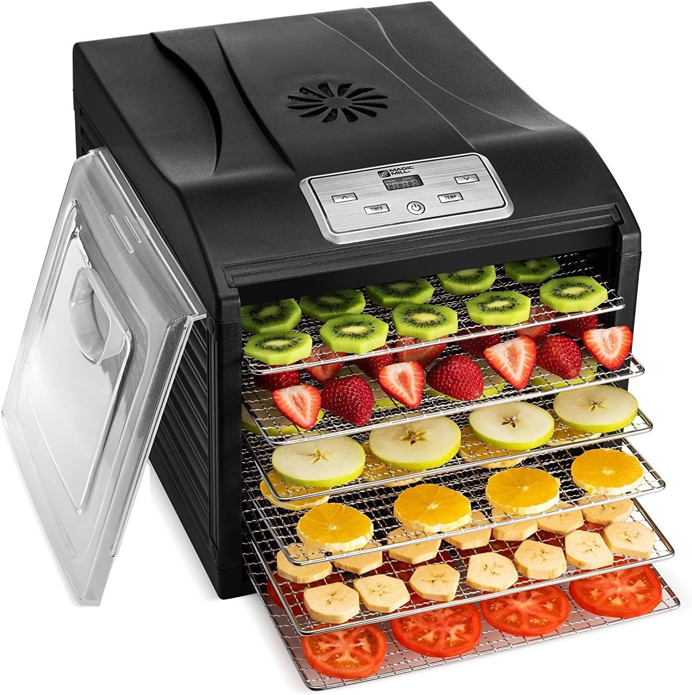 Magic Mill MFD6100 Magic Mill Professional Dehydrator Machine, 6