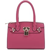 EVVE Women's Evening Bag Party Clutches Mini Satchel Purses Cocktail Prom Handbags with Chain and Lock