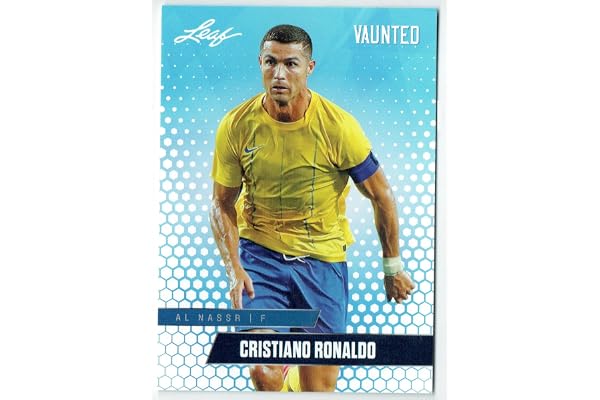 Mint Cristiano Ronaldo 2024 Leaf Vaunted #3V Debut Collection Trading Card Al Nassr