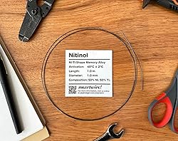 Nitinol Shape Memory Wire, Pre-Trained