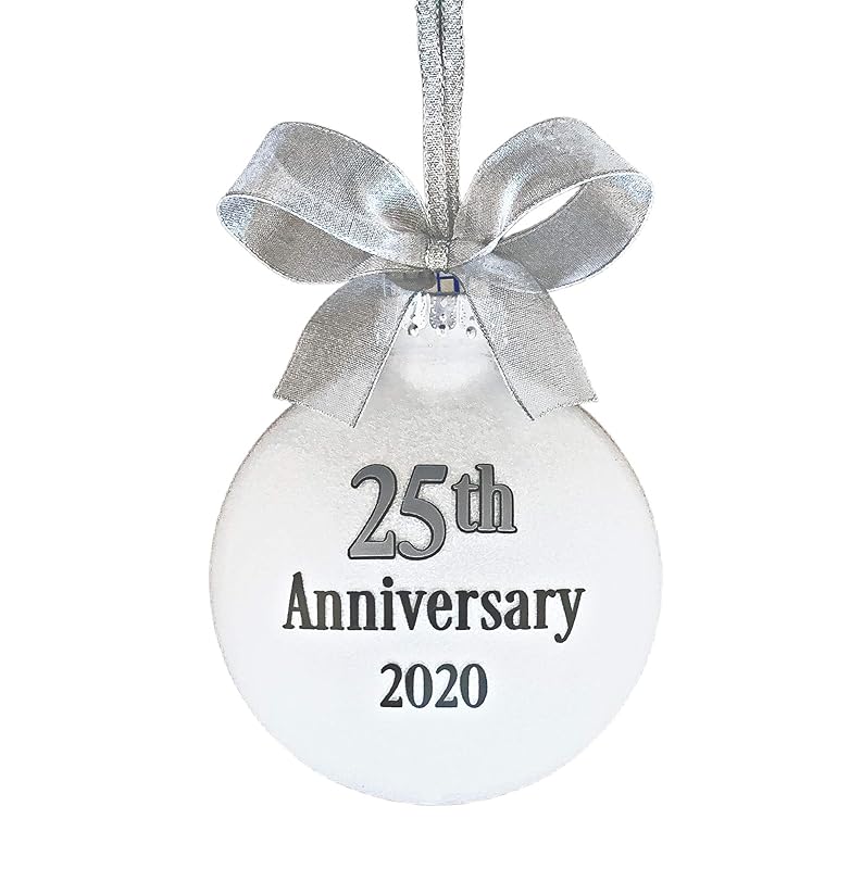 25th Anniversary Ornament 2020, 25th Wedding