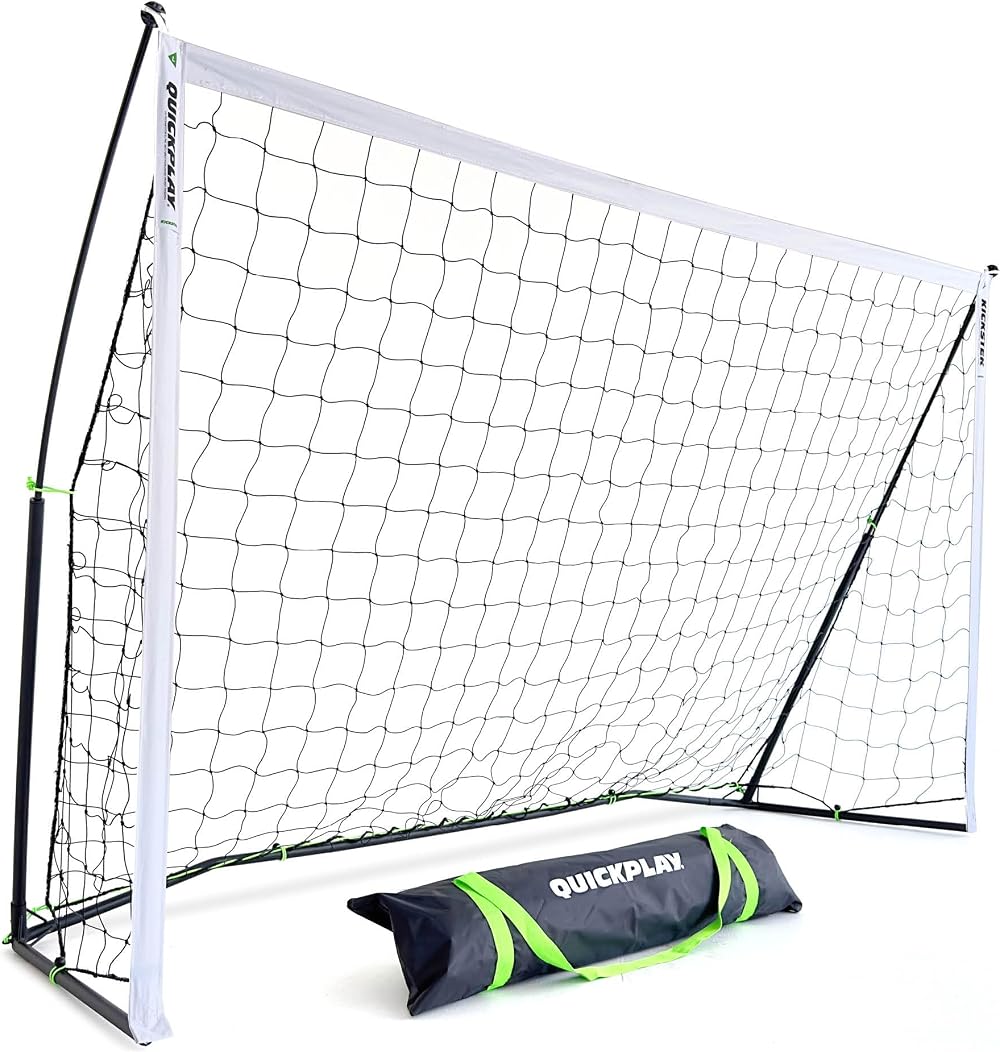 QUICKPLAY Kickster 5x3ft Portable Football Goal Flexi-Post