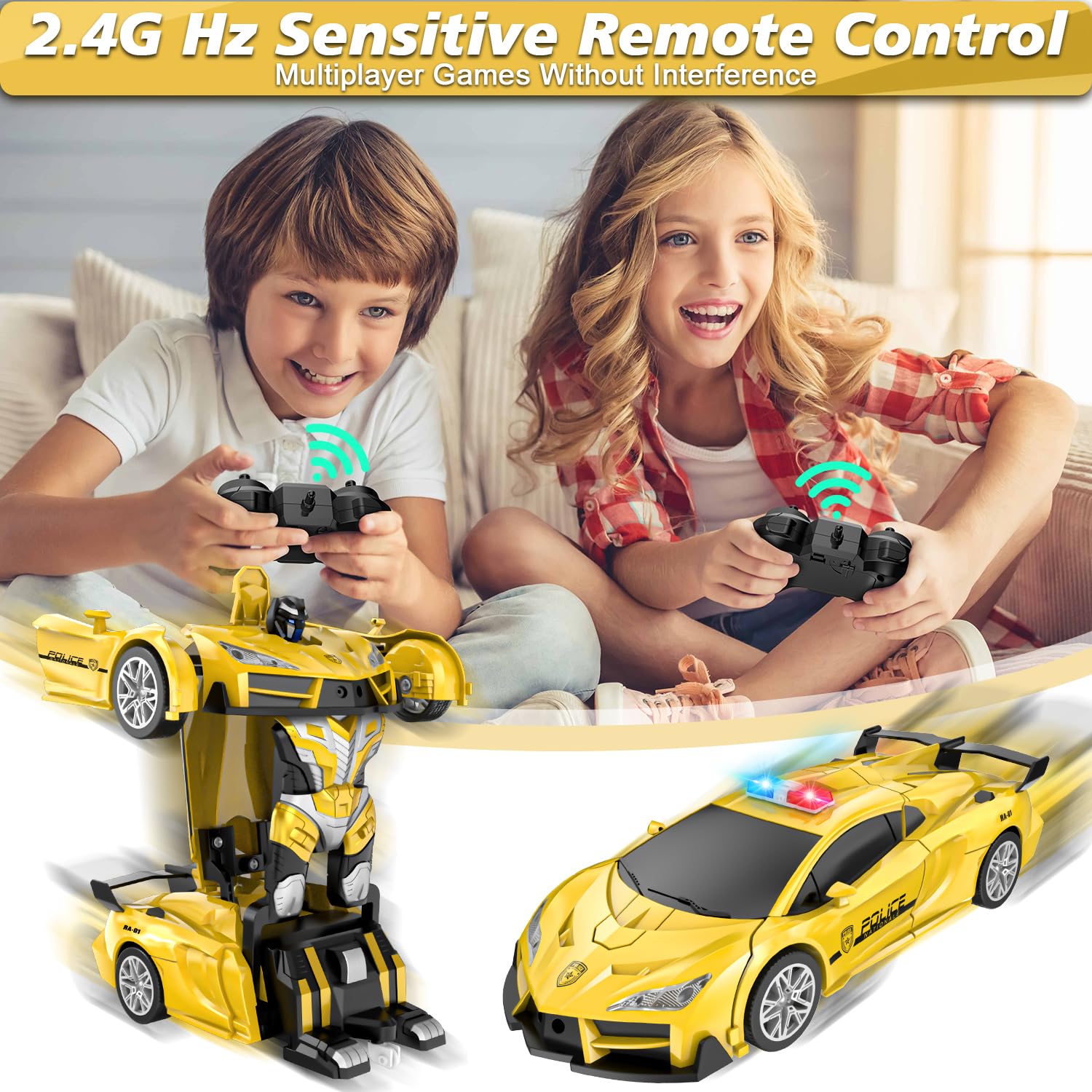 Transform Remote Control Car Mua Remote Control Car, Transform Robot RC Cars, 2.4Ghz Transforming ...