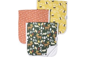 Copper Pearl 3-Pack Atwood Burp Cloths Set, AT-IDZ7-W4KU
