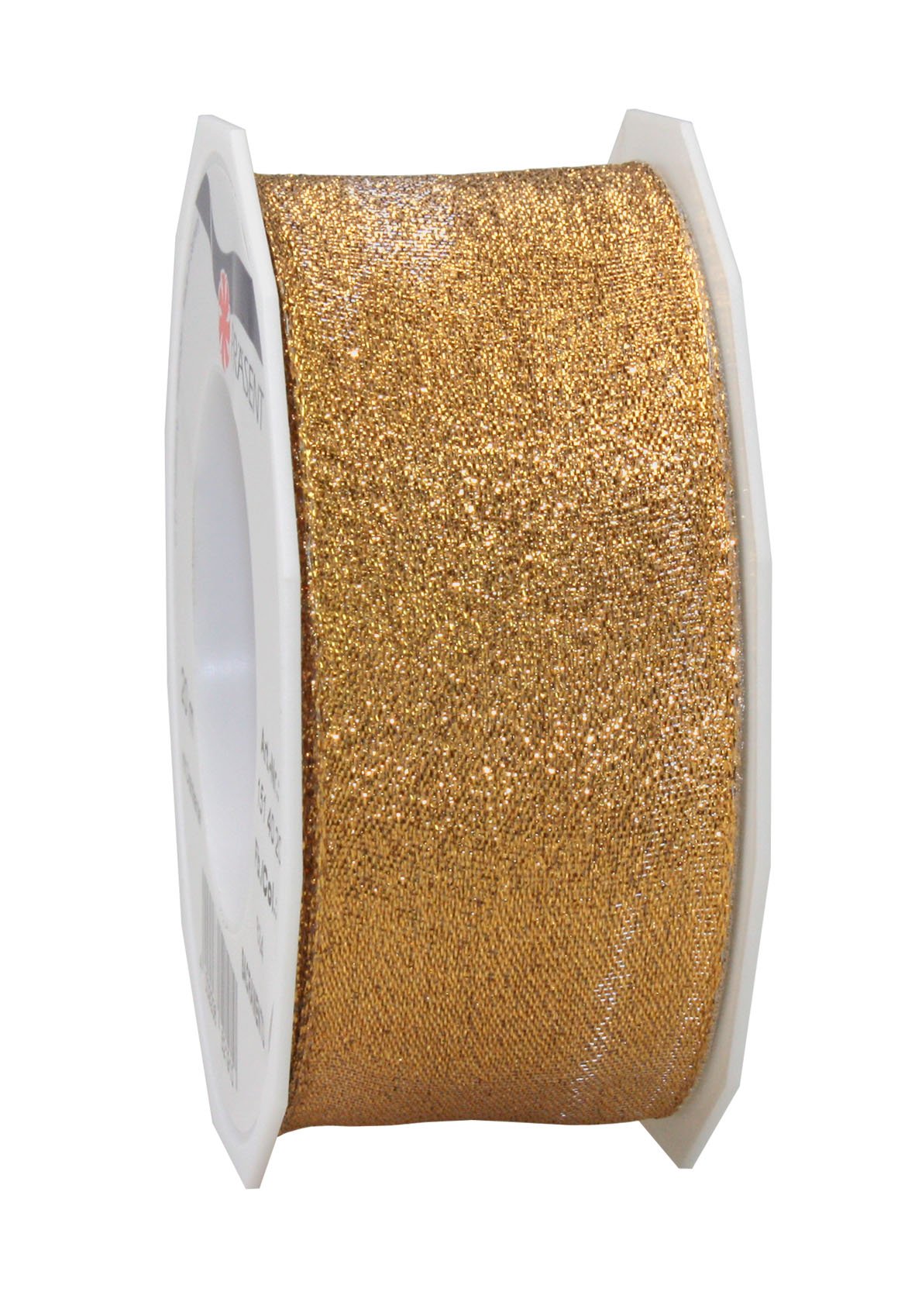 Präsent - Sacramento Wired Ribbon Gold 20-m-Roll 40 mm width