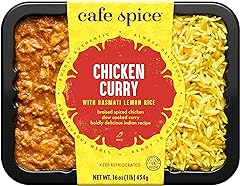 Café Spice Chicken Curry with Lemon Rice, Indian Meal, 16 oz