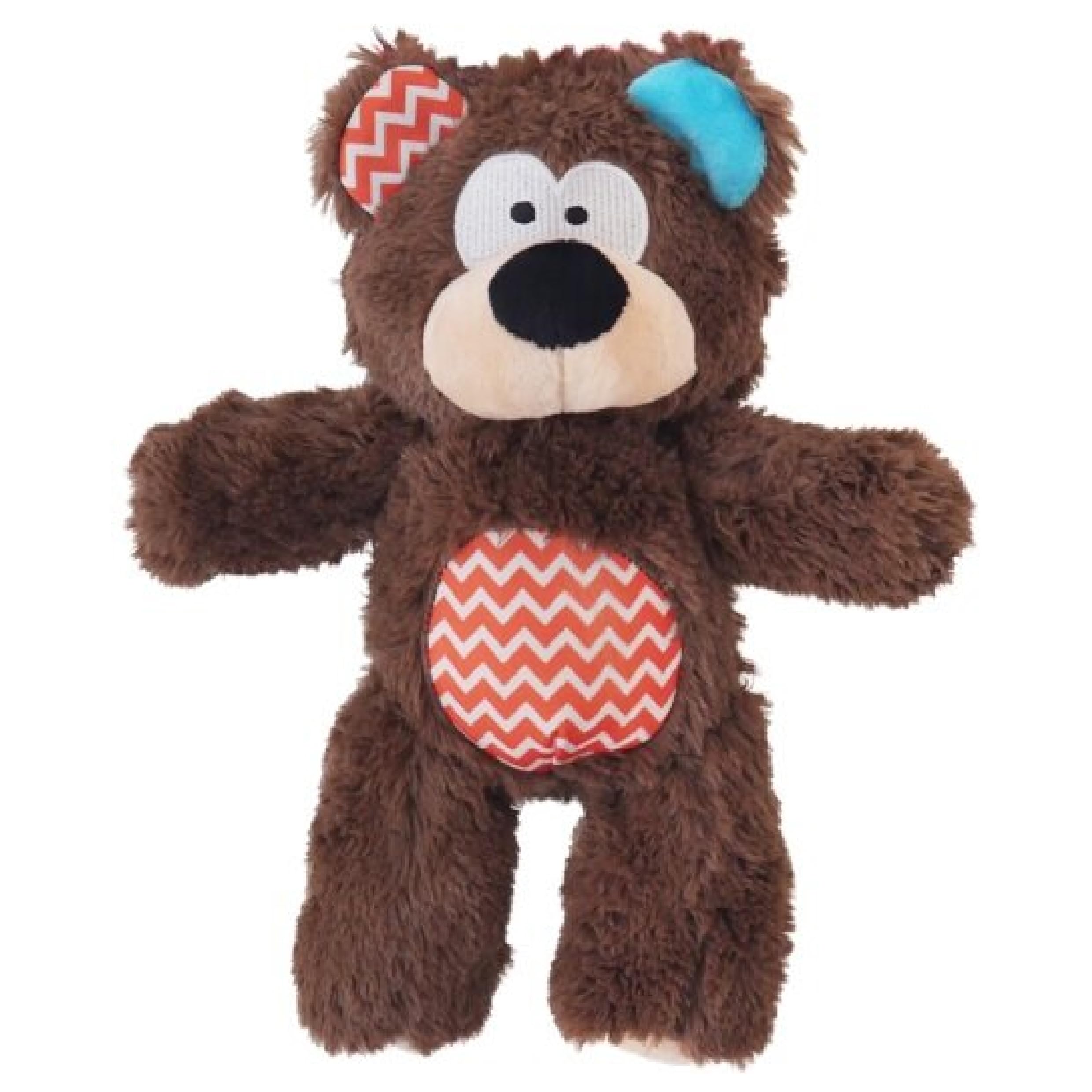 Rosewood Rope Core Bear Dog Toy - Tough Plush Toy with Durable Rope Core - Chew and Tug for Puppies and Adult Dogs - Soft Design for Interactive Play and Comfort
