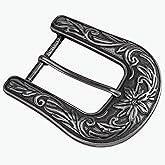 Tolongland Western Belt Buckle - 1.5" Retro Cowboy Replacement Belt Buckle for Men & Women