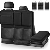 FINPAC Car Trunk Organizer Storage, Detachable Seat Back Hanging Storage | Large Capacity Collapsible Car Storage Bag with Mu