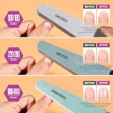 Teenitor 6pc Nail File Set 100/180/240 Grit Buffers Emery Board 1000/4000 Shine view 4