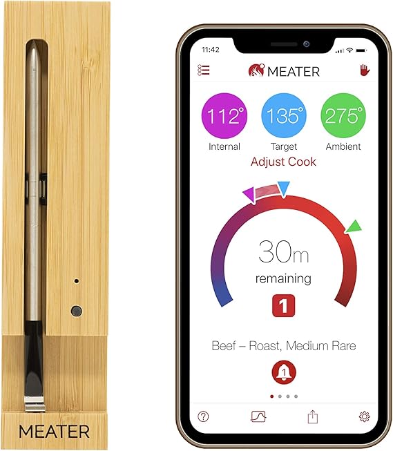MEATER 33ft Range The Original True Wireless Smart Meat Thermometer