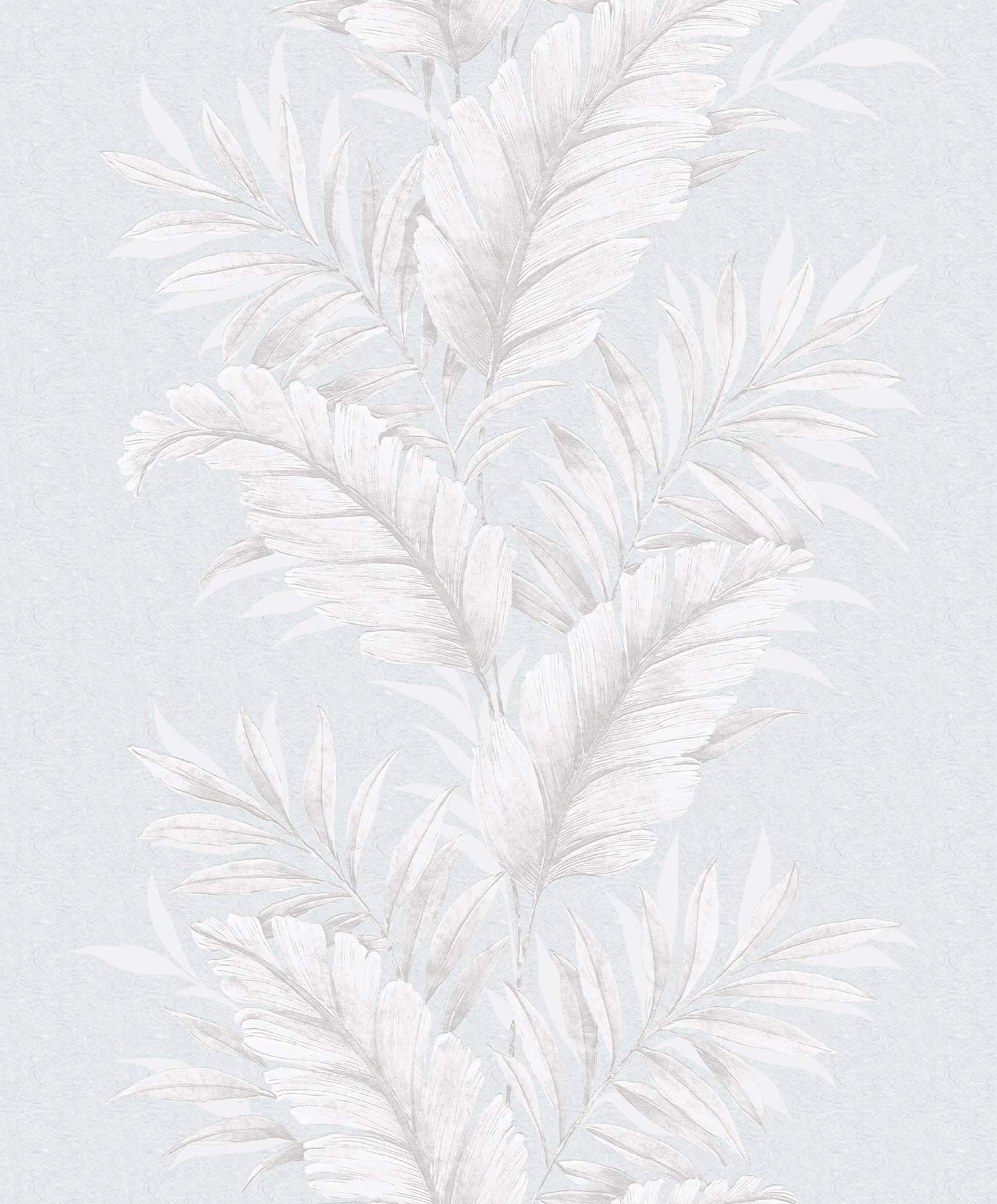 Galerie G67646 Palazzo Tropical Leaf Design Wallpaper, Lilac/ Silver, 10m x 53cm
