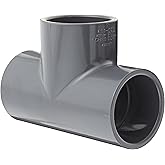 Spears PVC Schedule 80 Adapter Fitting - 1 Inch Socket X NPT Male Thread (2-Pack)