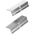 Silverline 273221 - Lot De 2 Mordaches Souples 100 Mm Pour Étau, Caoutchouc Protecteur Avec Base Magnétique