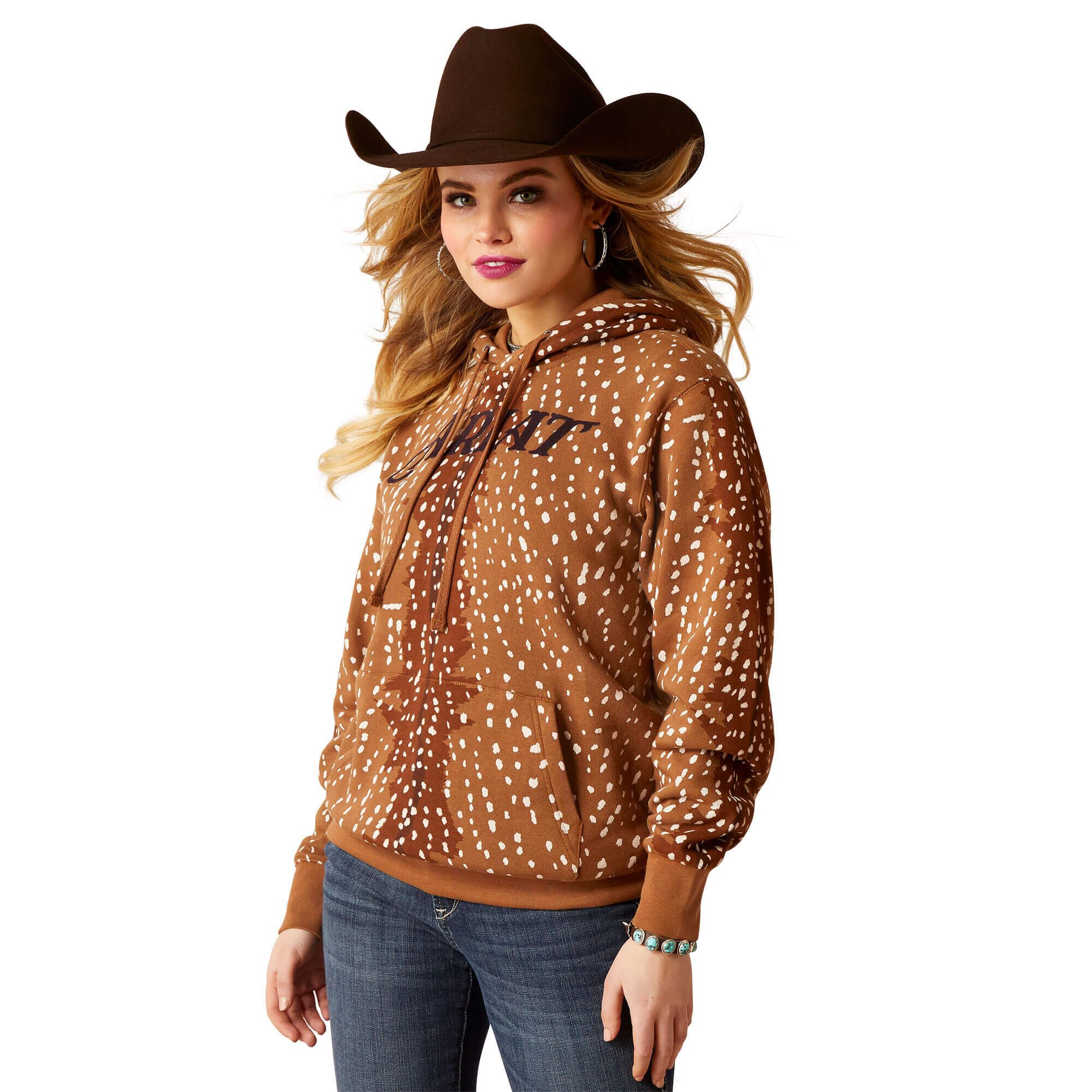 ARIAT Women's Deer Hoodie