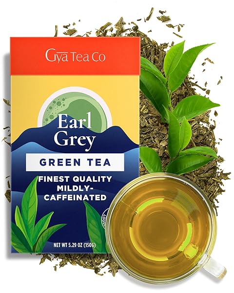 GYA TEA CO EARL GREY GREEN TEA LOOSE...