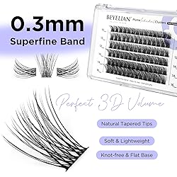 BEYELIAN Lash Extension Kit Cluster Lashes Kit with