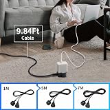 TISDLIP 5M Extension Lead 1 Gang 13A Fused Socket Black Power Strip view 7