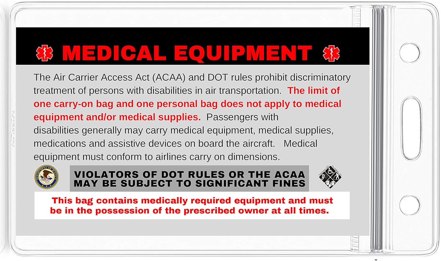 Personal Oxygen Medical Alert Equipment Luggage Tsa Handle With Care Melt 1 1 Dot And Acaa Regulations Quantity Luggage s Sports Outdoors