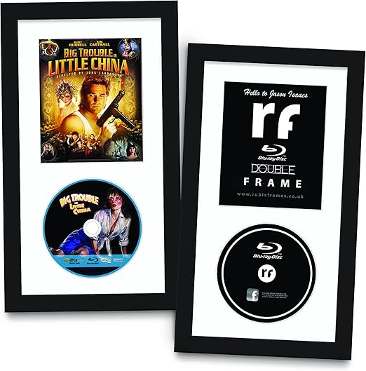 Bluray Picture Frame COVER AND DISC BLACK Quality Wooden Picture