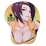 Boo Ace CowboyBebop Anime Mouse Pads Boob Oppai