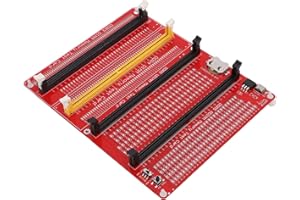 Aramox 4-in-1 RAM Memory Tester Card, DDR3 DDR4 DDR5 UDIMM RDIMM Diagnostic Analyzer with LED Light for Desktop & Server