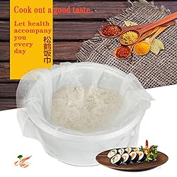 Rice Net,43" x 43" Sushi Rice Cooking Net,Non-Stick