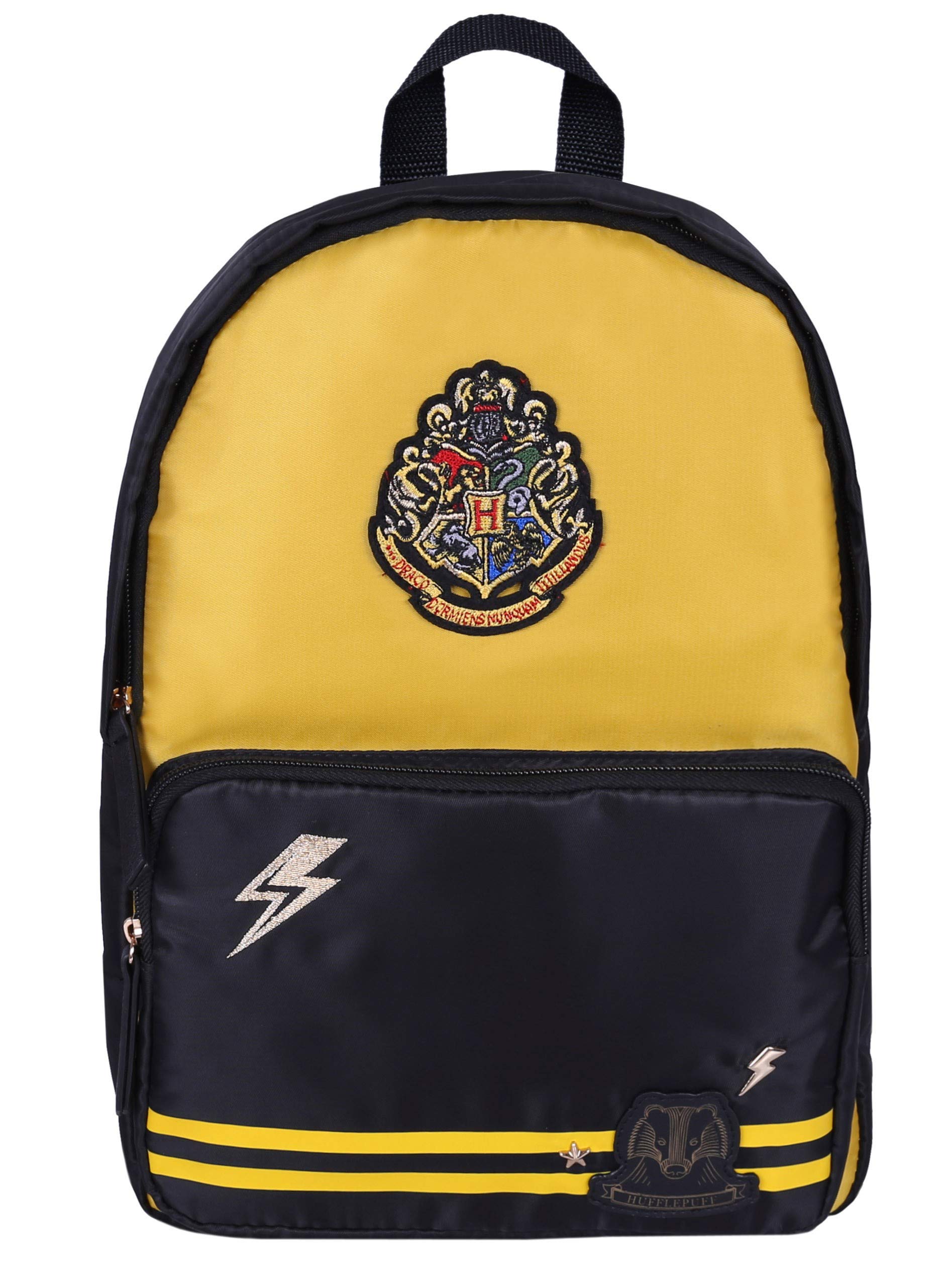 Black/Yellow Backpack, Knapsack, Rucksack Hogwarts Hufflepuff One Size