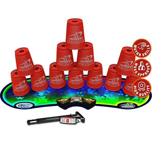 Speed Stacks | Sport Stacking Competitor, Red - 12 Cups, Holding Stem ...