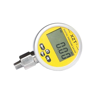 XZT 3.15 Vacuum Air Digital Pressure Gauge -15 PSI~ 15PSI-14NPT -Base Entry