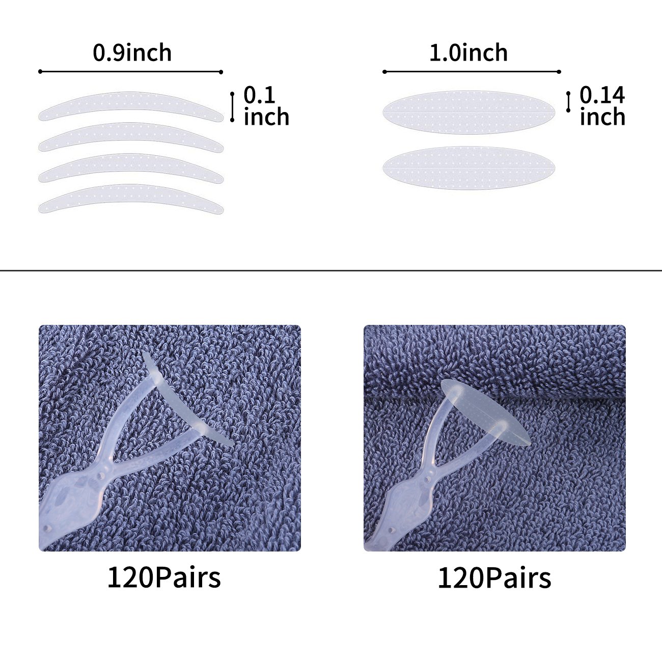 Invisible Beauty Double Eyelid Tape Instant Eyelid Lift Without Surgery,Fiber,Medical Grade Latex Free Hypoallergenic,Perfect for Hooded,Droopy,Uneven,Mono-eyelids,120PCS Slim + 120PCS Wide