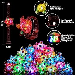 SCIONE 24 Pack LED Light Up Fidget Spinner