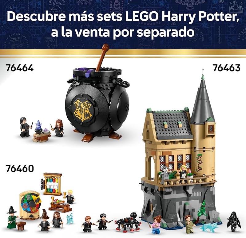 Harry Potter Casa de Luna Lovegood de Juguete - Kit de Maquetas con Ladrillo con Luz y 5 Minifiguras Inc. Hermione - Decoración del Dormitorio - Regalo para Niñas, Niños y Fans de 10+ Años 76467 — foto 8 de 8