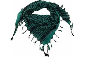 Elu Shemagh Scarf Men - Women /100% Cotton Military Shemagh Keffiyeh Scarf Arafat Tactical Desert Rave Bandana Head Wrap