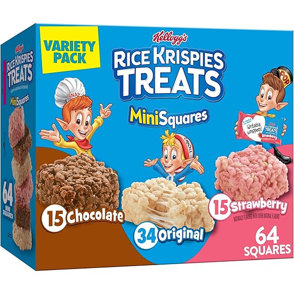 Amazon.com: Kellogg's Variety Rice Krispies Treats 60Count