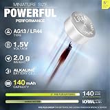 5 Plus LR44 AG13 A76 357 SR44 1.5V Alkaline Button Cell Batteries 10 Pack view 2