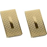 Stephanie Imports Set of 2 Chrome-Plated Stainless Steel Boxed Money Clip