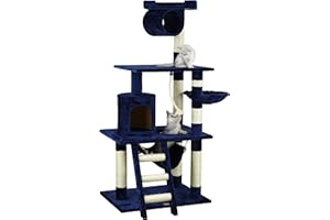 Go Pet Club 62-Inch Cat Tree, Blue