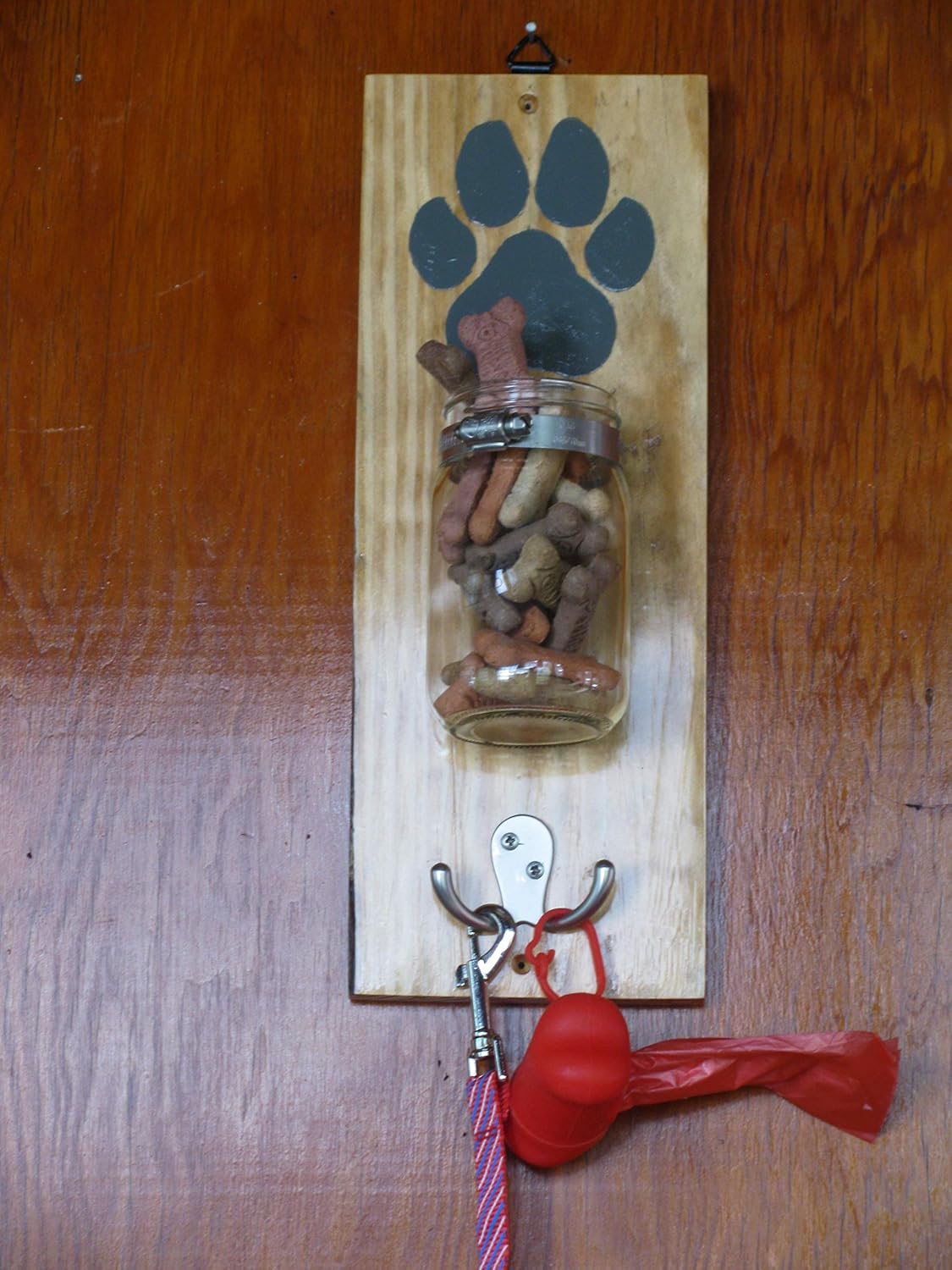 Amazon Com Hand Made Reclaimed Wood Wall Hanging Dog Treat And